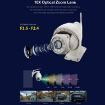 Sricam SP008C 5MP 10X Zoom IP66 Waterproof WiFi CCTV Camera (US Plug) - 3