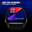 Zeblaze Btalk 1.86" Color Display Voice Call Health Smart Watch Black - 3