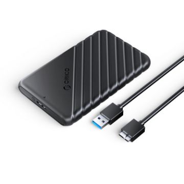 ORICO 25PW1-U3 Micro-B to USB External Hard Drive Case (Black) - 1