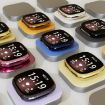 Silver Electroplating TPU Watch Case for Fitbit Versa 4/Sense 2 - 3