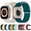 Red Ocean Silicone Watch Band for Apple Watch Ultra/Series 8/7/SE - 6