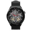 GW69 Plus Smart Watch, BT Call, Heart Rate, BP, Oxygen, Black/Leather - 3