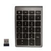 BT304 Mini Wireless Laptop Keyboard, 22 Keys, 2.4G, Gray - 1