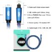 EMK 2m Blue Male to Female SPDIF Digital Optical Audio Cable - 6