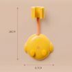Yellow JM049 Adjustable Cartoon Shower Rack Fixed Device - 3