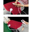 Adjustable Waist Thermal Compression Heated Belt 120V (Wine Red) - 5