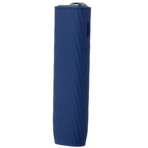 Dark Blue Twill Silicone Case for IQOS ILUMA ONE E-Cigarette - 1