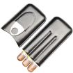 Portable X11 Black Cigar Holster Humidor & Cigarette Case - 1