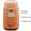 Portable X11 Black Cigar Holster Humidor & Cigarette Case - 3