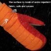 FLYING TERN 307 Kids Waterproof Fleece Sports Gloves (Orange) - 3