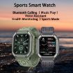 KR06 Smart Watch: 1.8" Monitor, Heart Rate & BP, Call - Black - 2