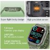 KR06 Smart Watch: 1.8" Monitor, Heart Rate & BP, Call - Black - 5