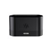 Black 7 Color Flame Aromatherapy Machine Air Humidifier - 1