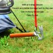 Orange Multifunctional Tent Hammer  Outdoor Camping Ground Nail Tool - 5