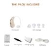 Rechargeable Invisible Hearing Aid EU Plug, Blue (Portable) - 6