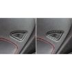 Chevrolet Corvette C8 Door Air Vent Stickers (2pcs, Black) - 5