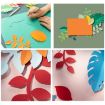Red Paper-cut Leaf Ornaments Photography Props - 4