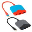 H0231 Mobile/Nintendo Switch Portable Expansion Dock (Black Grey) - 2