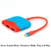 H0231 Mobile/Nintendo Switch Portable Expansion Dock (Black Grey) - 3