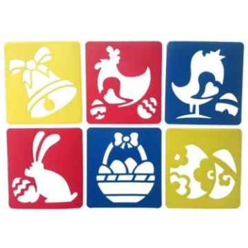 DIY Drawing Stencil - Colorful Hollow Copy Board for Kids (H-11) - 1