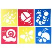 DIY Drawing Stencil for Children - Colorful Hollow Copy Board H-16 - 1