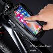 WILD MAN E12 1L EVA Hard Shell Waterproof Bike Front Bag (Black) - 5