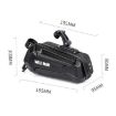 WILD MAN XT7 Waterproof 1.2L Bike Tail Bag - Sun Pattern Style - 3