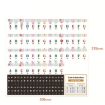 Children Piano Keyboard Stickers 5PCS - QT-005-A Accessories - 2