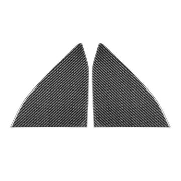 Chevrolet Corvette C8 Rear Triangle Window Sticker 2pcs Set (Black) - 1
