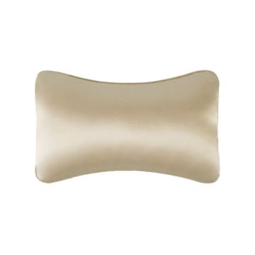 TZ19 Silk Memory Foam Car Head Pillow & Lumbar Support (Champagne) - 1