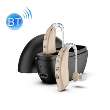 GM-301 Rechargeable Hearing Aid Sound Amplifier, Skin+Black - 1