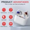 GM-912 Digital Hearing Aid with Display and Charger (Red Blue) - 2
