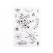 Vintage Botanical Flora & Fauna Clear Silicone Stamp Set (5 PCS) - 1
