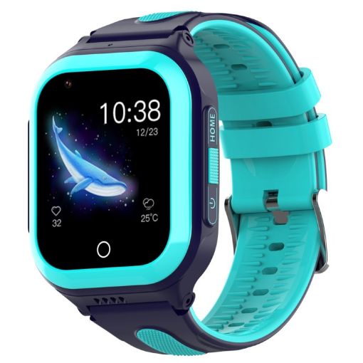 DF70 1.4" 4G GPS WiFi LBS Kids Calling Watch with SOS - Blue - 1