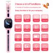 DF70 1.4" 4G GPS WiFi LBS Kids Calling Watch with SOS - Blue - 3