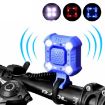 2 In 1 Black Bike Bell & Light with 140db Horn & Alarm Options - 2
