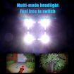 2-In-1 140db Red Bike Bell & 4-Lamp Light with 5-Sound Horn - 6