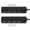 4 Ports High Speed USB2.0 HUB AB3-L42, 5G Extension, 25cm Length - 2