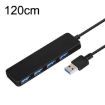 AB3-L42 High Speed 4-Port USB 3.0 HUB 5G Extension Dock 120cm - 1
