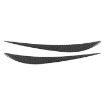 BMW 8 Series G14 Headlight Eyebrow Stickers (2019-2024, Black) - 1