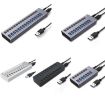 HS-716MG USB3.0 10-Port Aluminum Alloy Extension HUB 12V/4A - 2