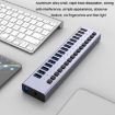 HS-716MG USB3.0 10-Port Aluminum Alloy Extension HUB 12V/4A - 4