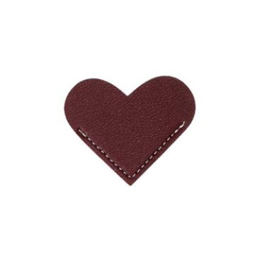 Mini Business Student Library Portable Heart Bookmark (Brown) - 1