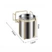 Wall-mounted Stainless Steel Ashtray - No Punching, No Smoke Buckle - 2