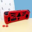 Steam Deck V V4-1 Red Silicone Non-slip Case with Holder Function - 3