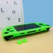 Steam Deck V V4-1 Pocket Console Silicone Case with Holder (Green) - 2