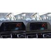 BMW 8 Series G14 LHD 2pcs Navigation Screen Frame Sticker (Red) - 6
