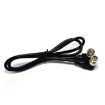BNC Male to Male Coaxial Cable, Elbow Design, 3m Length - 2