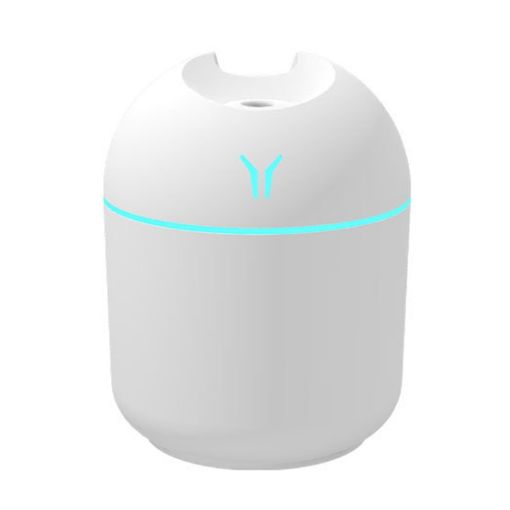 Mini USB Night Light Car Humidifier, 250ml, Y-White - 1