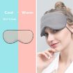 Double-sided Sleep Eye Mask Set (Matcha Green/Ivory Yellow) 2pcs - 3